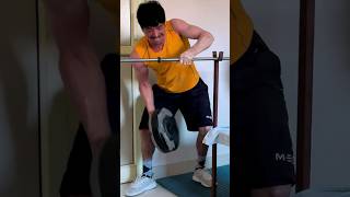 Struggling to Load a Barbell SOLO Try This Trick 💡 gym fitness workout [upl. by Odlaner]