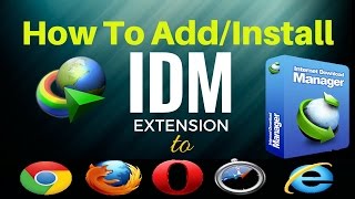 How to Fix IDM Integration in Google Chrome Opera SafariFirefox Manually [upl. by Avalsorim]