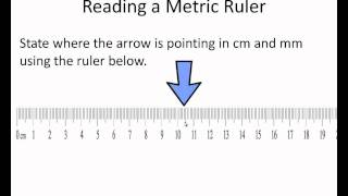 Reading a Metric Rulerwmv [upl. by Dennison719]