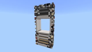 10x10 Piston Door for Minecraft Bedrock2520Blocks [upl. by Chuah]