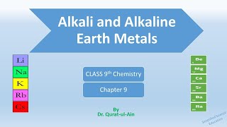 Alkali and Alkaline earth Metals II Comparison of physical and chemical properties [upl. by Elton570]