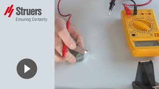 Lectropol5 Electrolytic metallographic preparation of small and irregular metal samples [upl. by Lyssa812]