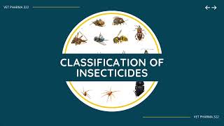 VET PHARMA 2  Classifications of Insecticides  341 Lomboy et al 2022 [upl. by Anoerb]