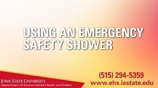 How to Use an Emergency Safety Shower [upl. by Laeynad]