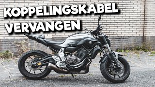 Hoe MAKKELIJK Je Koppelingskabel Vervangen Van Je Motor  MT07 [upl. by Crabb]