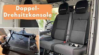 DoppelDrehsitzkonsole im Fiat Ducato  Van Ausbau  Vanlife [upl. by Sugihara]