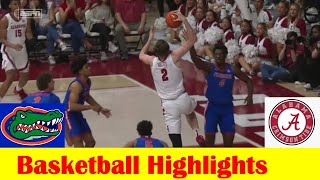 24 Florida vs 13 Alabama Basketball Game Highlights Feb 21 2024 [upl. by Minoru]