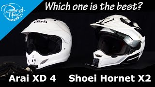 What is an ADV helmet Arai XD 4 vs Shoei Hornet X2 [upl. by Amian]