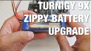 Turnigy 9X Zippy Battery Upgrade [upl. by Niro]