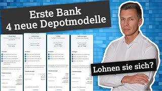 Erste Bank mit 4 neuen Depotmodelle Lohnen sie sich s Young Depot für alle bis 27 Jahre [upl. by Amaso]