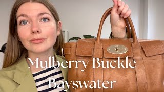 Mulberry Buckle Bayswater Bag Review [upl. by Olbap172]