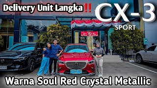 Delivery Spesial‼️ Mazda CX3 Sport 15L  Warna Soul Red Crystal Metallic [upl. by Lilithe]