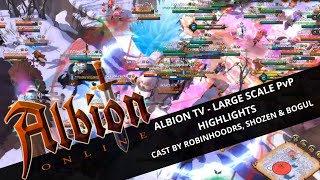 ⚔️ Albion Online  Large Scale PvP Highlights  S9W4  Casted by Robinhoodrs Shozen amp Bogul [upl. by Oiluarb]