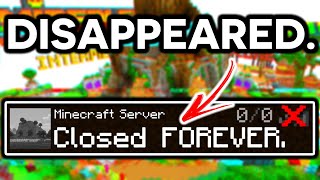 7 Famous Minecraft Servers That DISAPPEARED [upl. by Jempty43]