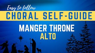 Manger Throne Medley  SATB Guide  Alto [upl. by Modnarb976]