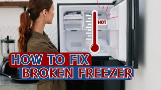 FREEZER NOT COOLING HOW TO FIX IT [upl. by Ardnekahs]