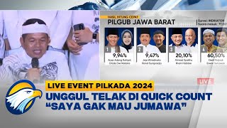 TERKINI Dedi Mulyadi Tanggapi Hasil Quick Count [upl. by Tench]