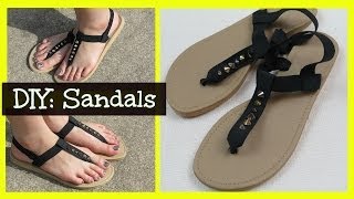 DIY sandals 🩴 [upl. by Reppart]