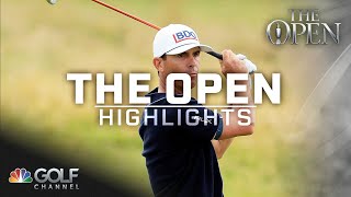 The Open Championship 2024 Highlights Round 2s top shots from the iconic par 3 8th  Golf Channel [upl. by Joseito]