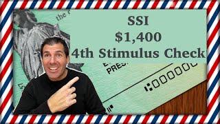 SSI 1400 4th Stimulus Check Update  Supplemental Security Income [upl. by Ardnalac508]