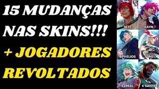 Deu Treta 15 Mudanças nas Novas Skins Heartsteel  Revolta no League of Legends [upl. by Ettennek]