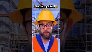 A terrible day at work👷😱 workers work job construction viralvideo shorts [upl. by Cull]