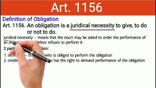 General Provisions  Obligations Part 1 [upl. by Godfry656]