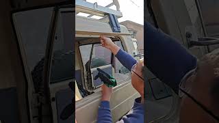 Toyota Troopy Lc78 Gullwing Window Installation [upl. by Antonia]