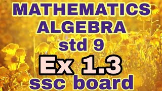 sets practice set 13 class 9th Algebra  chapter 1 Maharashtra board New syllabus [upl. by Elspet663]