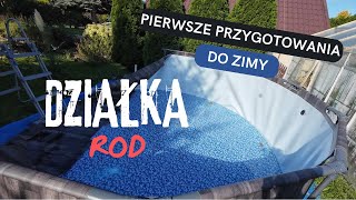 Pierwsze przygotowania do zimy na działce ROD [upl. by Enyar727]