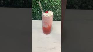 Cherry Italian Soda 🍒 recipe drinks sweet [upl. by Bonns]