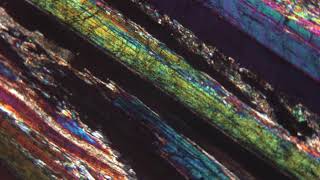 Clinopyroxène diopside au microscope polarisant LPA [upl. by Myles27]