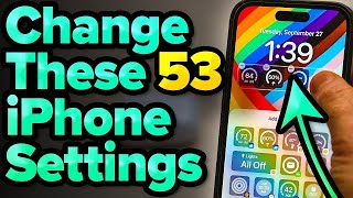 Ultimate iPhone Settings Guide 53 Settings [upl. by Royall201]