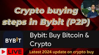 How to buy crypto in bybit exchanger by P2P  USDTBNB buying steps buy usdt bybit p2p [upl. by Ytsirhc]