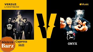 CYPRESS HILL VERZUZ ONYX  ONLY HIT SONGS  5 VERSUS 5 [upl. by Tnomad]