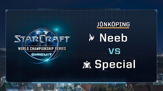 Neeb vs Special PvT  Quarterfinals  WCS Jönköping 2017  StarCraft II [upl. by Seta]