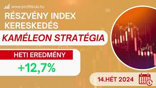 DAX DAYTRADE 2024 14heti összefoglaló Kereskedés Kaméleon stratégiával Eredmény 127 Profit [upl. by Joellen]