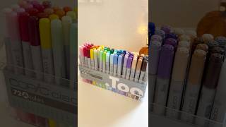 organizing my markers organizing markers copic asmr organization trending shorts stationary [upl. by Ummersen]