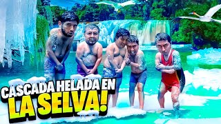 🔥VIAJANDO CON EL CREW NOS METIMOS A UNA CASCADA HELADA🥶 [upl. by Dorrie]