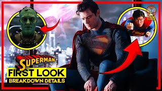 SUPERMAN LEGACY  FIRST LOOK  BREAKDOWN DETAILS amp EASTER EGGS [upl. by Atteyek]