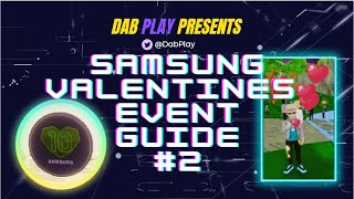 CLAIM WEARABLE  SAMSUNG 837X DECENTRALAND VALENTINES 2022 event walkthrough [upl. by Kenimod]