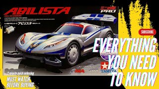 Tamiya Mini 4WD  Abilista Clear Purple MA Chassis UNBOXING EVERYTHING YOU NEED TO KNOW [upl. by Suzetta]