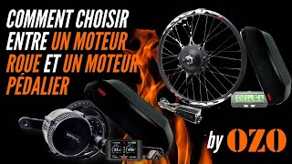 Moteur roue VS moteur pédalier  Quoi choisir pour son vélo électrique [upl. by Namyh]