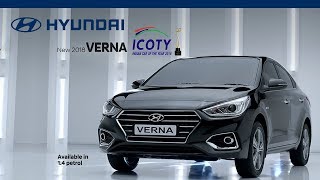 Hyundai  VERNA  Indian Car of the Year 2018  TVC [upl. by Reltuc]