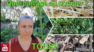 Quel est le meilleur paillage au potager  pour lété 🤔 [upl. by Filmer]