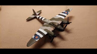 AIRFIX 172 DH Mosquito NFXIX  J30  A Build In Pictures [upl. by Harmonie]