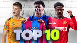 Top 10 Wonderkids In Football 2024 [upl. by Yate399]