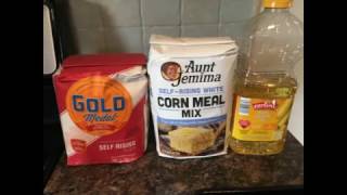 Cooking with Lester Cornbread Frugal Cooking 1 a pone [upl. by Faus]