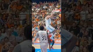 Tavares Del Real Madrid PARA DENTRO Destrozando el aro Leyma Coruña VS Real Madrid Ligs Endesa [upl. by Jamal]