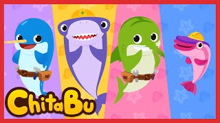 Das Bauteam der Meerestiere🦈  Beliebte Kinderlieder  Chitabu [upl. by Grefe]